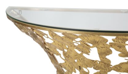 CONSOLE DA MURO FOGLIE CM 120X40,5X37,2 - immagine 2