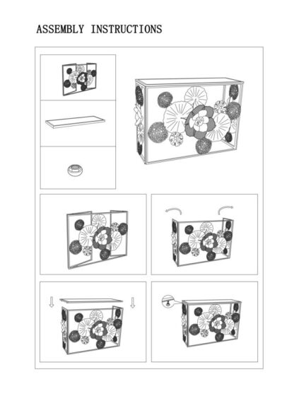 CONSOLE GLAM REDY CM 114X41,5X80 - immagine 9