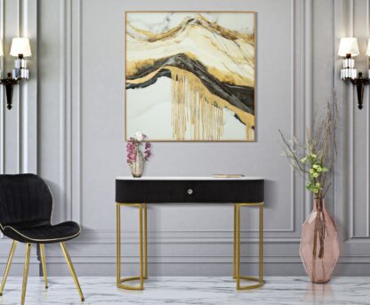 CONSOLE MONTPELLIER NERA CM 100x43x74 - immagine 7
