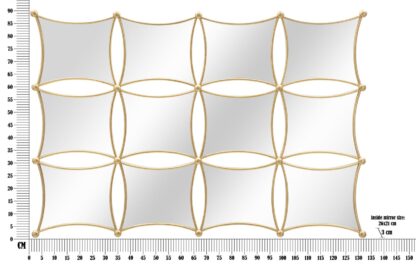 SPECCHIO DA MURO JALO CM 133X3X90 - immagine 6