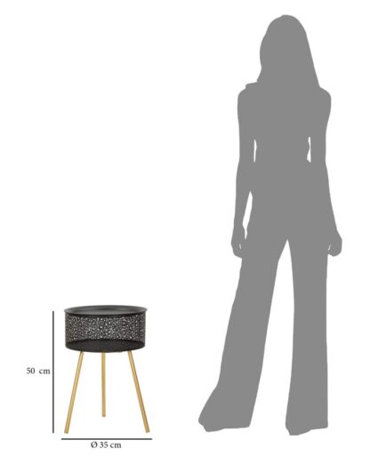 TAVOLINETTO BLACKY CM Ø 35X50 - immagine 6