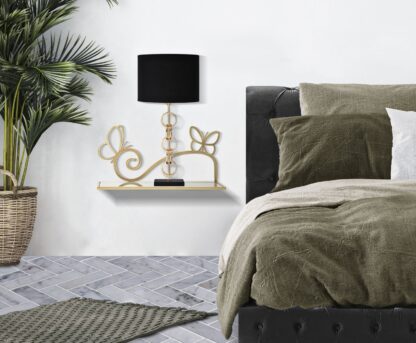 COMODINO MENSOLA BUTTERFLY COPPIA CM 41,5X18X21 - immagine 6