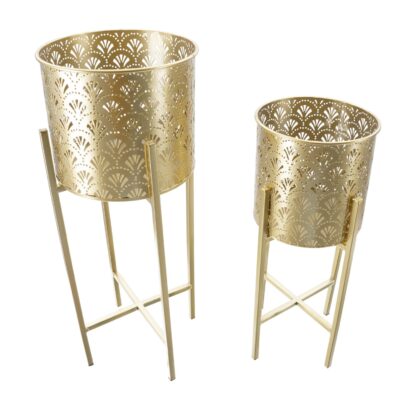 P/VASI GOLVY STAND COPPIA -B- CM Ø 21X52-19X42 - immagine 2