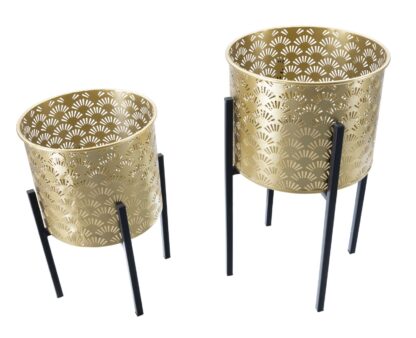 P/VASI GLISSY STAND COPPIA -A- CM Ø 21X38-19X28 - immagine 2