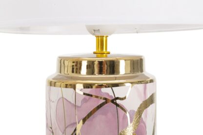 LAMPADA DA TAVOLO GLAM ABSTRACT CM Ø 25X48 - immagine 3