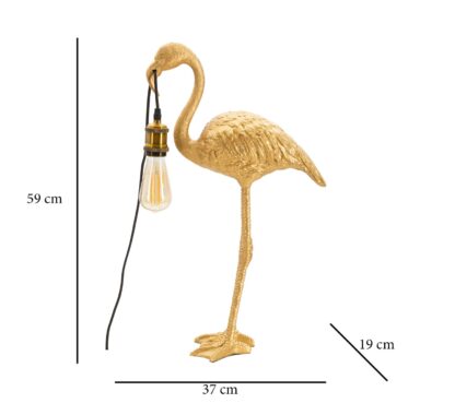 LAMPADA DA TAVOLO FLAMINGO CM 37X19X59 - immagine 9