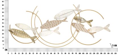 PANNELLO IN FERRO FISHY MOVE CM 142,9X5X61,6 - immagine 6