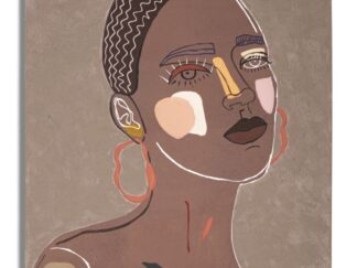 DIPINTO SU TELA TRIBAL -A- CM 80X2,8X100