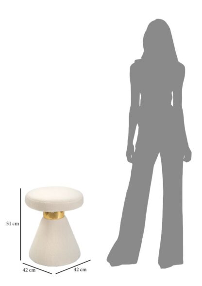 TAVOLINETTO ICELAND CM Ø 42X51 - immagine 6