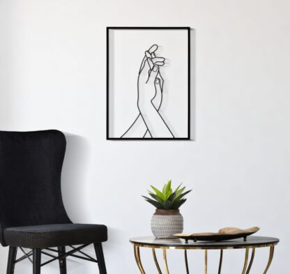 PANNELLO IN FERRO SIMPLY HANDS CM 40X1X55 - immagine 5