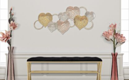 PANNELLO IN FERRO HEARTS CM 91X2,5X39,5 - immagine 5