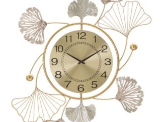 PANNELLO IN FERRO LEAVY C/OROLOGIO CM 52,5X3,5X102