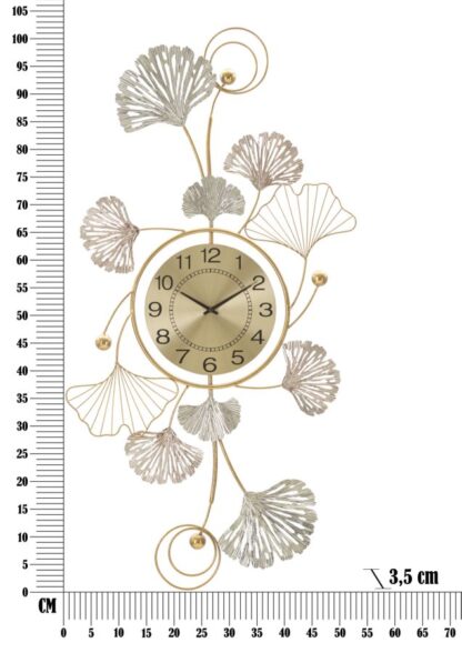 PANNELLO IN FERRO LEAVY C/OROLOGIO CM 52,5X3,5X102 - immagine 6