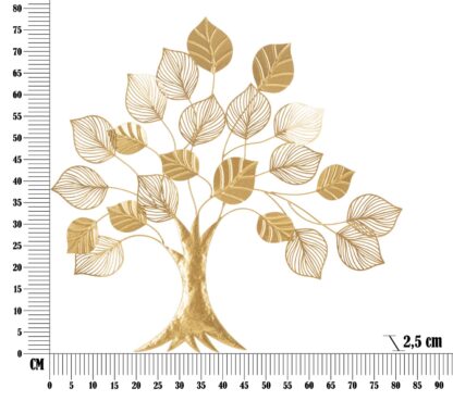 PANNELLO IN FERRO ALBERO GOLDY CM 81X2,5X78 - immagine 6