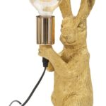 LAMPADA DA TAVOLO RUBBIT CM 13X17X35.5 stile GLAM