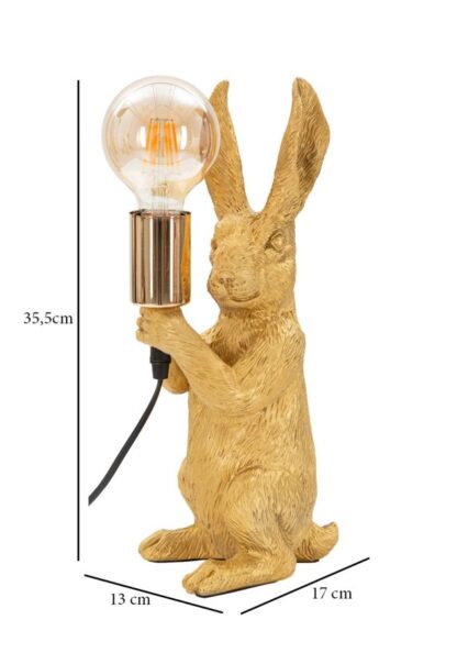 LAMPADA DA TAVOLO RUBBIT CM 13X17X35.5 - immagine 6