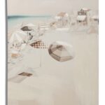 STAMPA DIPINTA BEACH -B- CM 80X3X120 stile BOHO CHIC