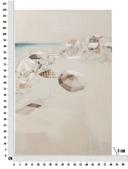 STAMPA DIPINTA BEACH -B- CM 80X3X120 - immagine 6