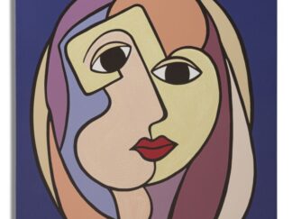 SPAMPA DIPINTA DOUBLE FACES LARGE -A- CM 80X3X120