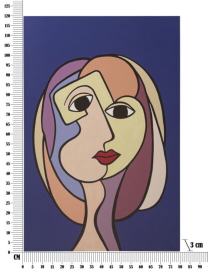 SPAMPA DIPINTA DOUBLE FACES LARGE -A- CM 80X3X120 - immagine 6