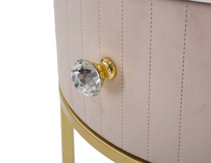 COMODINO MONTPELLIER ROSA CM Ø 42X48 - immagine 4