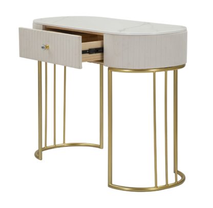 CONSOLE MONTPELLIER CREMA CM 100X40X75 - immagine 3