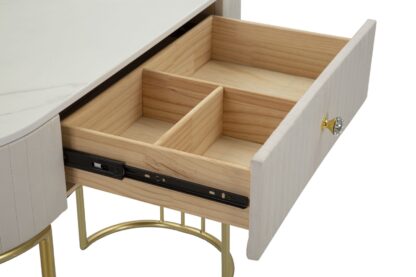 CONSOLE MONTPELLIER CREMA CM 100X40X75 - immagine 6