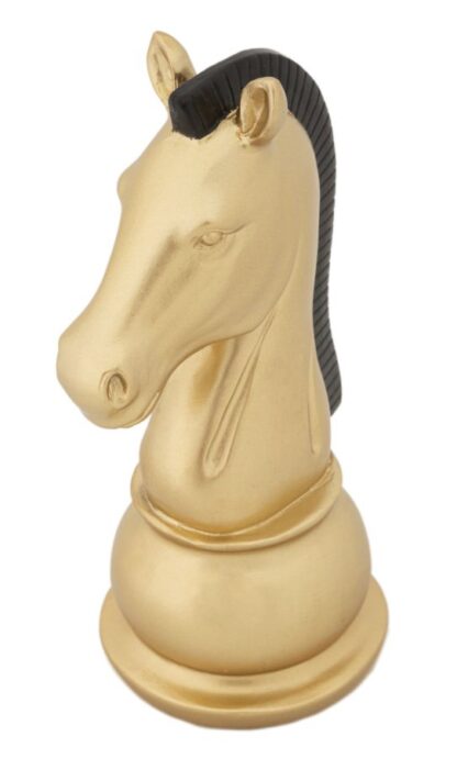 CAVALLO ORO E NERO CM 10,5X8,5X19 - immagine 2
