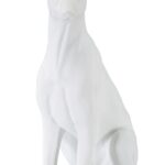 CANE C/CORONA BIANCO CM 20X12,5X33