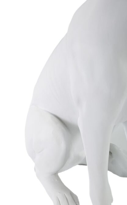 CANE C/CORONA BIANCO CM 20X12,5X33 - immagine 6