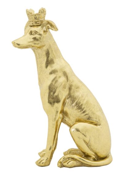 CANE C/CORONA ORO CM 20X12,5X33 - immagine 4