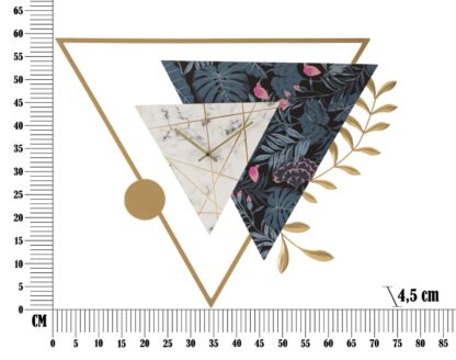 OROLOGIO DA MURO TRIANGLE CM 75X4,5X59 - immagine 6