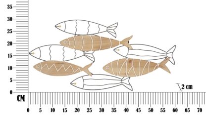 PANNELLO DA MURO FISH CM 60X2X30 - immagine 6