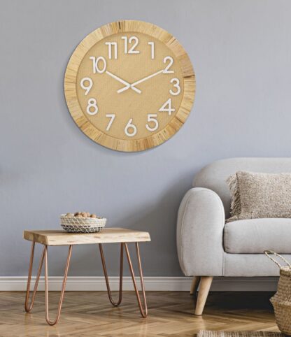 OROLOGIO DA MURO BOHO PLUS CM Ø 60X4,5 - immagine 5