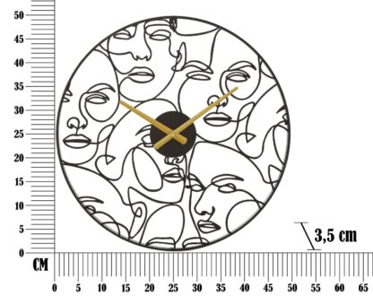 OROLOGIO DA MURO FACES CM Ø50X3,5 - immagine 6