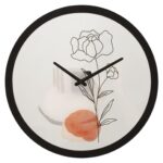 OROLOGIO DA MURO FLOWER -A- CM Ø 40X3,5