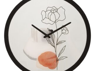 OROLOGIO DA MURO FLOWER -A- CM Ø 40X3,5