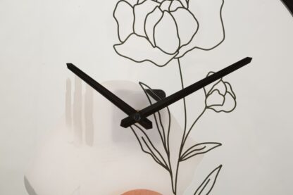 OROLOGIO DA MURO FLOWER -A- CM Ø 40X3,5 - immagine 2