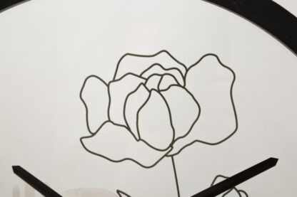 OROLOGIO DA MURO FLOWER -A- CM Ø 40X3,5 - immagine 3
