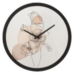 OROLOGIO DA MURO FLOWER -B- CM Ø 40X3,5