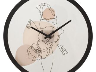 OROLOGIO DA MURO FLOWER -B- CM Ø 40X3,5
