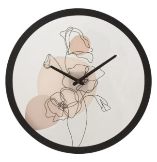 OROLOGIO DA MURO FLOWER -B- CM Ø 40X3,5