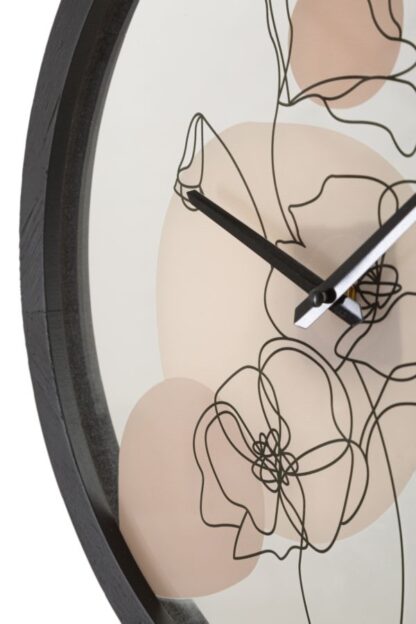 OROLOGIO DA MURO FLOWER -B- CM Ø 40X3,5 - immagine 4