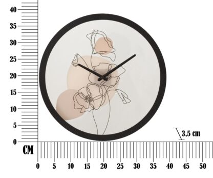 OROLOGIO DA MURO FLOWER -B- CM Ø 40X3,5 - immagine 6