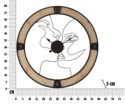OROLOGIO DA MURO COUPLE CM Ø 60X3 - immagine 6