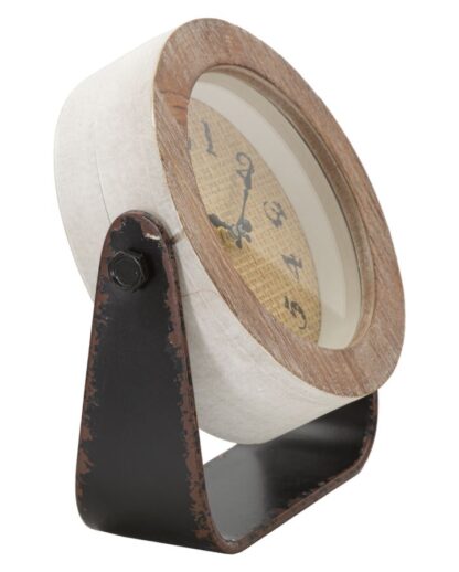OROLOGIO DA TAVOLO ROUND CM 23,5X7X24 - immagine 2