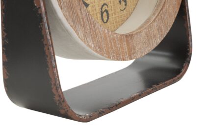 OROLOGIO DA TAVOLO ROUND CM 23,5X7X24 - immagine 4