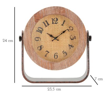 OROLOGIO DA TAVOLO ROUND CM 23,5X7X24 - immagine 6