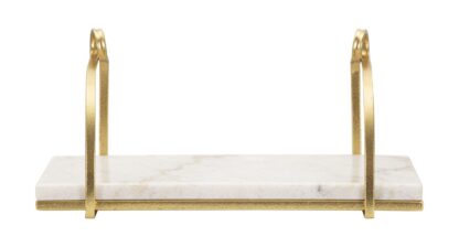 MANSOLA DA MURO MARBLE CM 40X16X18 - immagine 2