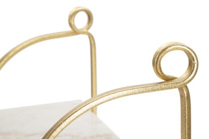 MANSOLA DA MURO MARBLE CM 40X16X18 - immagine 4